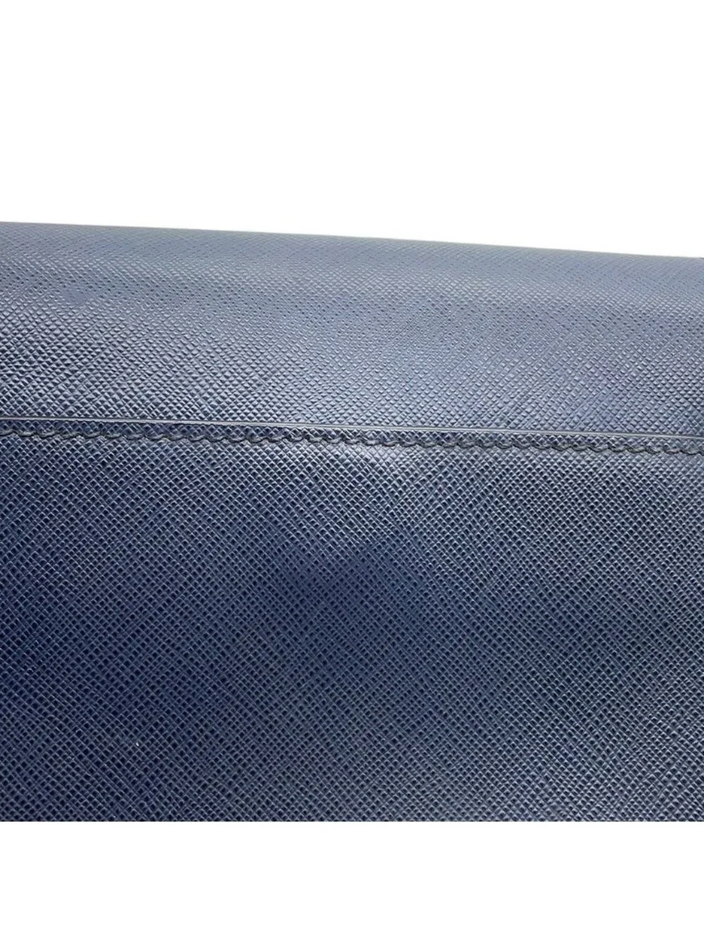 Prada Shoulder Bag Triangle Logo Saffiano Leather